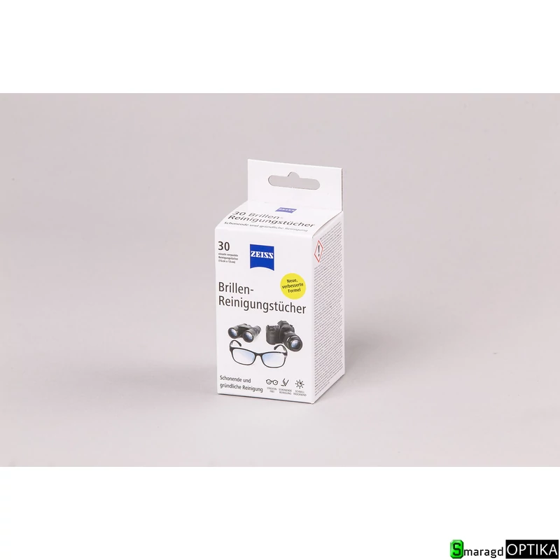 ZEISS nedves szemüveg törlőkendő (30 db/box)